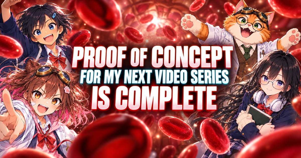 Ho completato il PoC per la prossima serie di video