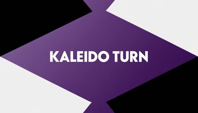 54 KALEIDO TURN: rotazione caleidoscopica