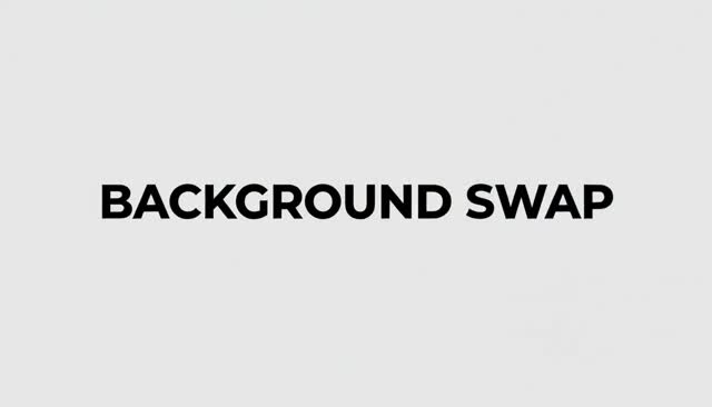46 BACKGROUND SWAP: sostituzione dello sfondo